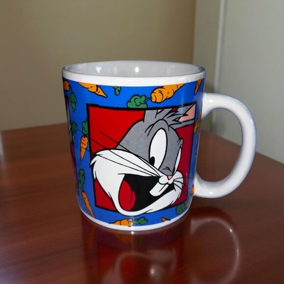 Vintage 1993 Warner Brothers Sakura Bugs Bunny Coffee Mug - Picture 1 of 6